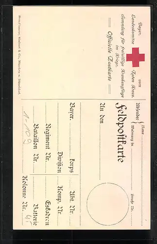 AK Alter König Ludwig III. in Uniform