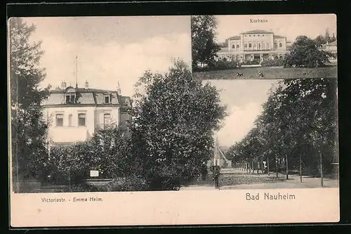 AK Bad Nauheim, Ortsansicht mit Kurhaus