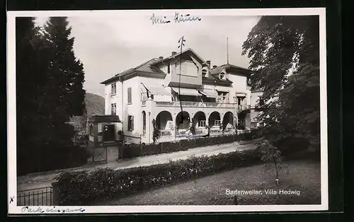 AK Badenweiler, Ansicht der Villa Hedwig