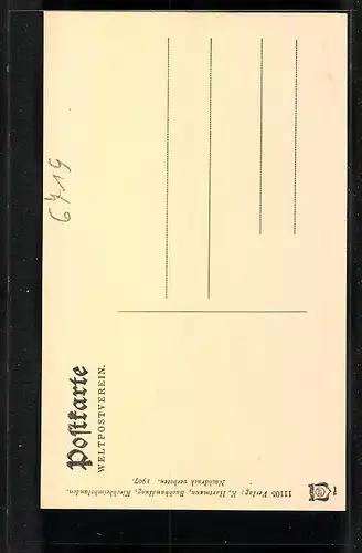 AK Kirchheimbolanden, Vorstadt mit Turm