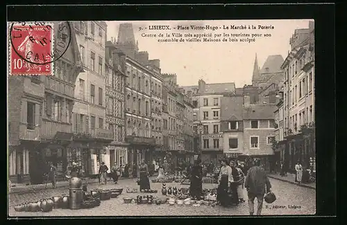 AK Lisieux, Place Victor-Hugo - Le Marché a la Poterie