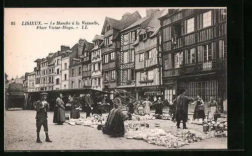 AK Lisieux, Le Marché a la Vaisselle, Place Victor-Hugo
