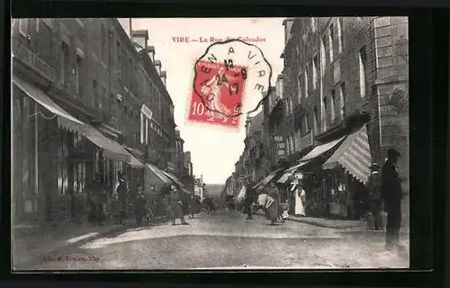 AK Vire, La Rue du Calvados