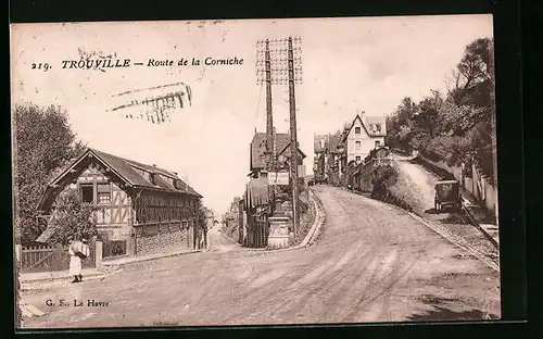 AK Trouville, Route de la Corniche