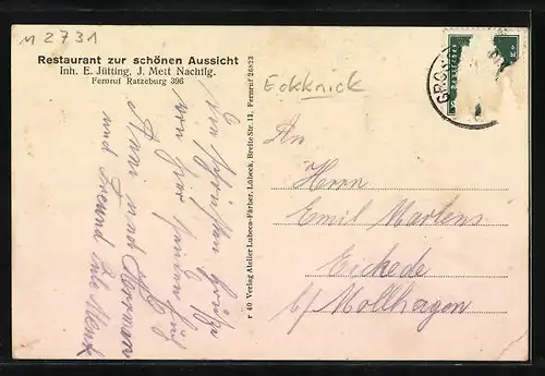 AK Campow am Ratzeburger See, Ortspartie