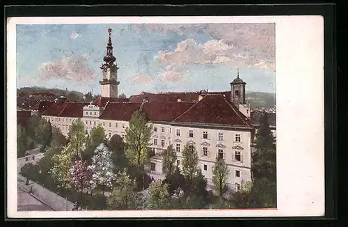 AK Linz a. d. Donau, Landhaus und Promenade