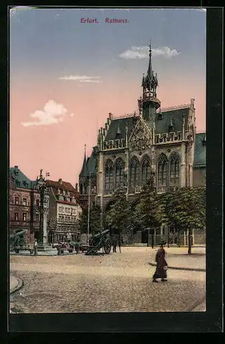 AK Erfurt, vor dem Rathaus
