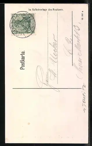 AK Teupitz, Frau in Tornow`s Idyll