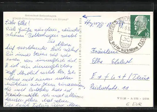 AK Boltenhagen, FDGB Erholungsheim Heim am Strand