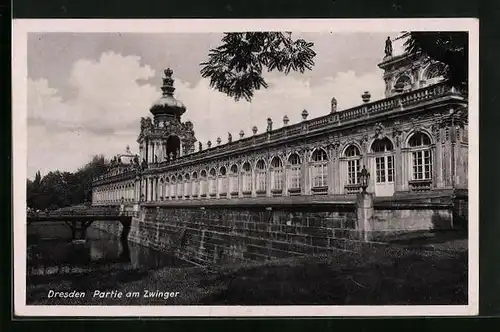 AK Dresden, Partie am Zwinger