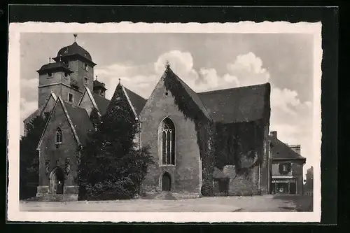 AK Zeitz, vor der Michaeliskirche