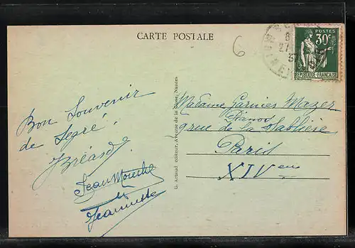 AK Segre, Le Monument aux Morts