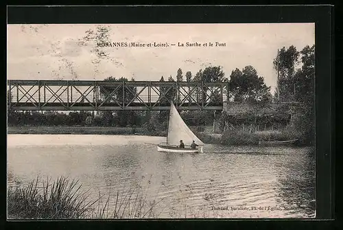 AK Morannes, La Sarthe et le Pont