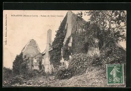 AK Morannes, Ruines du Grand Genetay