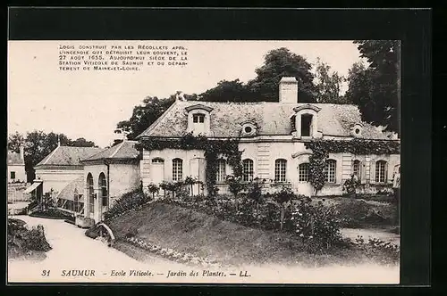 AK Saumur, Ecole Viticole, Jardin des Plantes