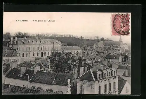 AK Saumur, Vue prise du Chateau