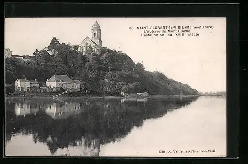 AK St-Florent-le-Vieil, L`Abbaye du Mont Glonne, Restauration du XVIIIe siecle