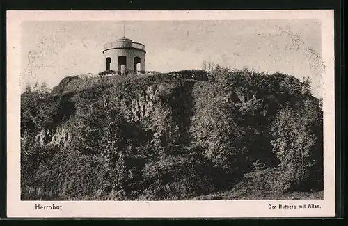 AK Herrnhut, Hutberg mit Altan