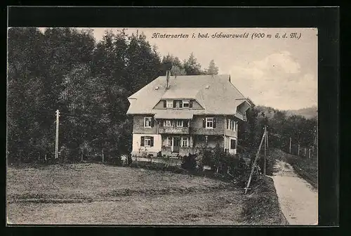 AK Hinterzarten / bad. Schwarzwald, Gasthaus Quickborn