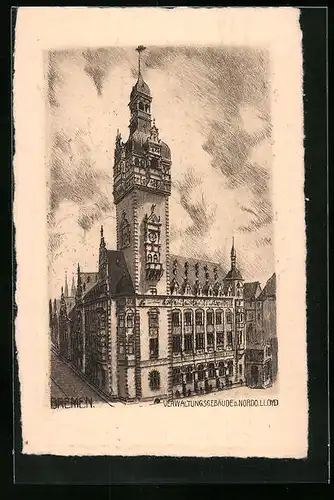 AK Bremen, Verwaltungsgebäude d. Nordd. Lloyd