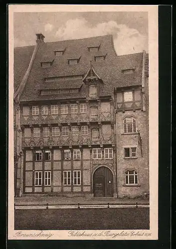AK Braunschweig, Gildehaus a. d. Burgplatz