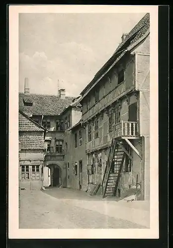 AK Braunschweig, Hof der ehemaligen Nationalbrauerei an der Wendenstrasse 5