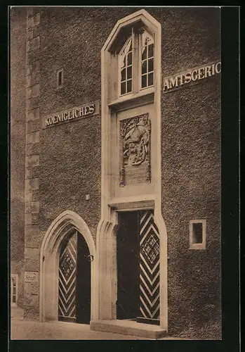 AK Alt-Meissen, Tor des Bischöflichen Palastes