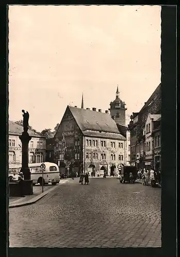 AK Mittweida i. Sa., Marktplatz