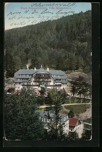 AK Bad Rippoldsau, Blick auf die Villa Sommerberg