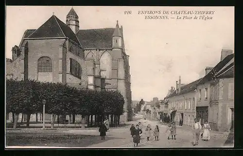 AK Essonnes, la Place de l'Église