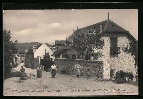 AK Mont-Saint-Père, Rue d'En Haut, La Vedette