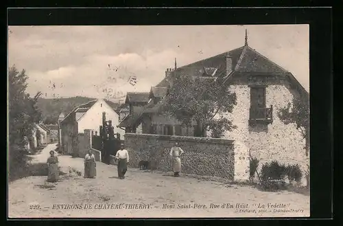 AK Mont-Saint-Père, Rue d'En Haut, la Vedette