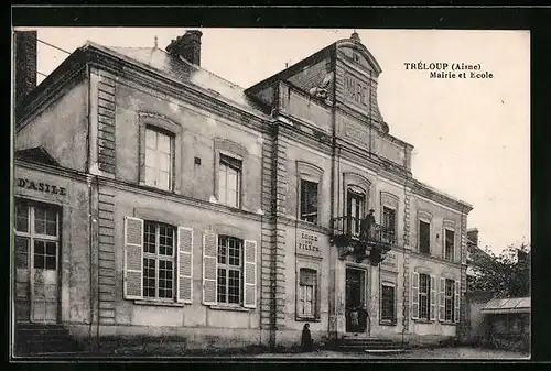 AK Tréloup, Mairie et Ecole