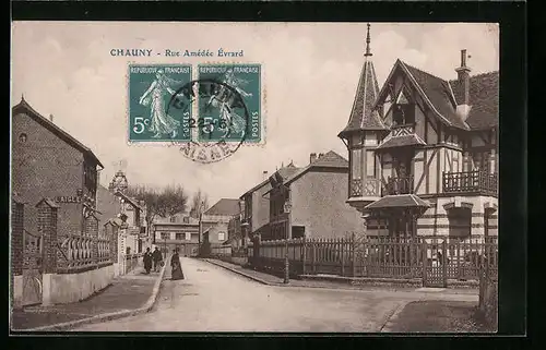 AK Chauny, Rue Amédée Évrard