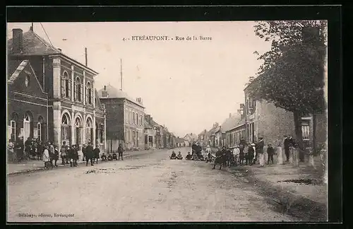 AK Etréaupont, Rue de la Barre