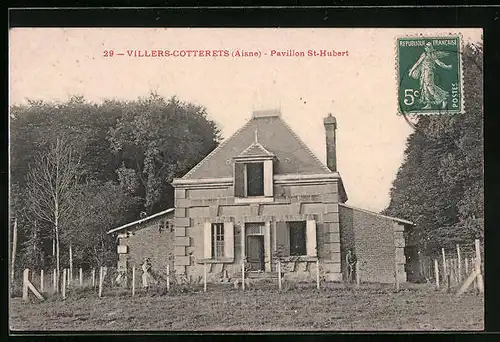 AK Villers-Cotterets, Pavillon St-Hubert