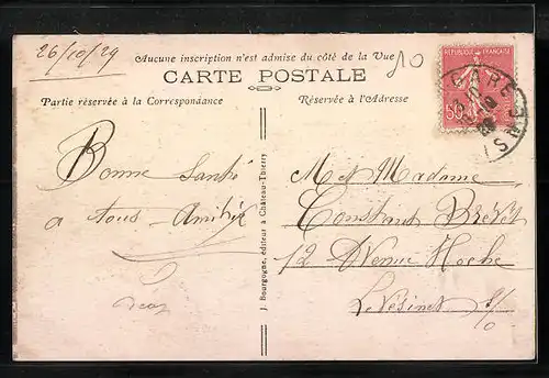 AK Laon, Avenue Gambetta, Messageries Hachette Journaux