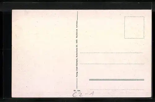 AK Decin-Podmokly, Zámek a pastýrská stená