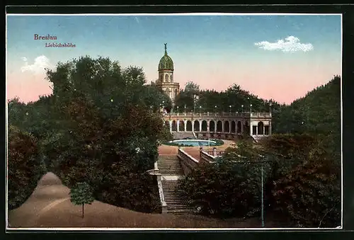 AK Breslau, Partie an der Liebichshöhe
