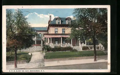 AK Newburgh, NY, B. P. O. Elks'No. 247