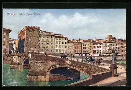 AK Firenze, Ponte Santa Trinita