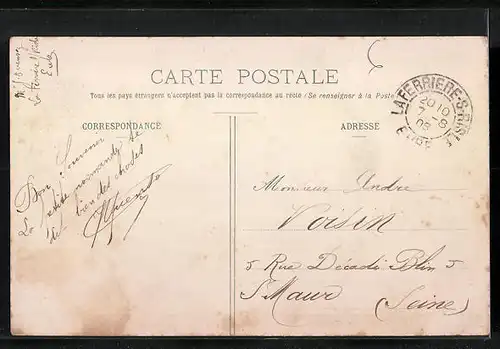 AK La Ferrière-sur-Risle, les Bords de la Risle