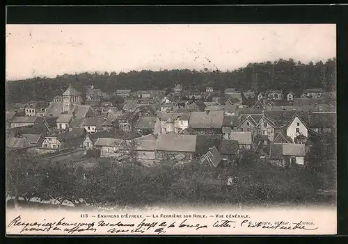 AK La Ferrière-sur-Risle, Vue Générale