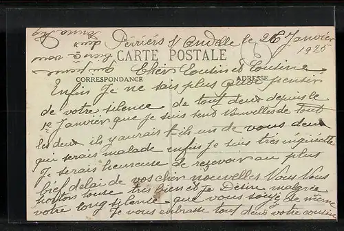 AK Perriers-sur-Andelle, Paysage au bord de l'Andelle