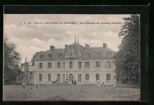 AK Saint-Georges-du-Viévre, le Chateau de Launay