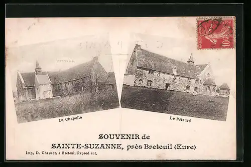 AK Sainte-Suzanne, La Chapelle, le Prieuré