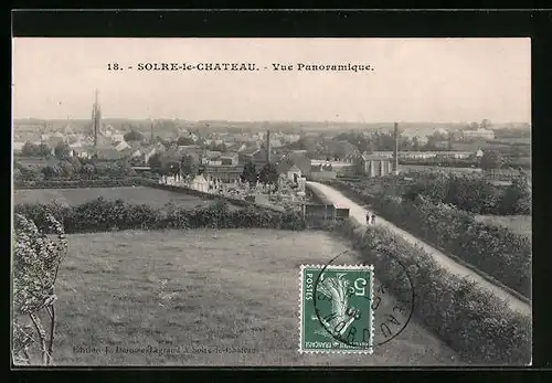 AK Solre-le-Chateau, Vue Panoramique
