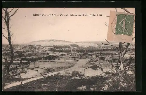 AK Berry-au-Bac, Vue de Moscou et du Cote 108