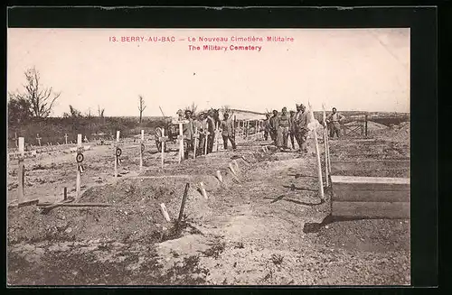 AK Berry-au-Bac, le Nouveau Cimetière Militaire