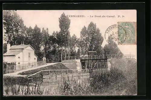 AK Vendeuil, le Pont du Canal